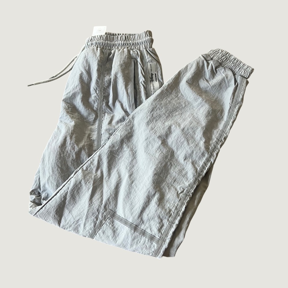 Disney Star Wars Women XS Jogger Pants Grey Ashley Eckstein Reflective Track